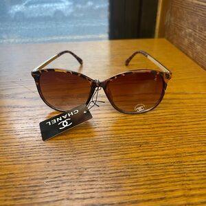 CHANEL Tortoise Shell New Sunglasses